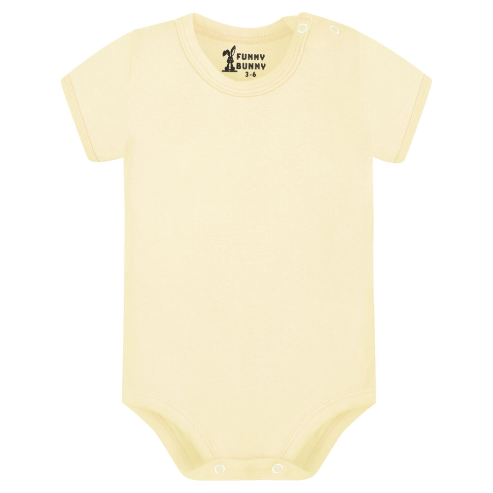 بدي بيبي نص كم ألوان<span> - </span>0-3m, اصفر